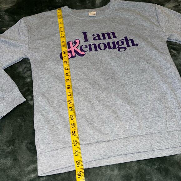 Barbie I am Kenough Crewneck Gray Unisex Size Small NWOT - Picture 6 of 8